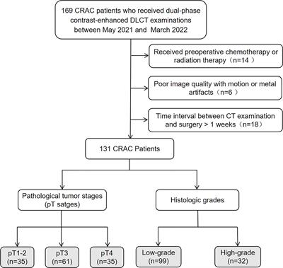 Utility of dual-layer spectral-detector CT imaging for predicting pathological tumor stages and histologic grades of colorectal adenocarcinoma